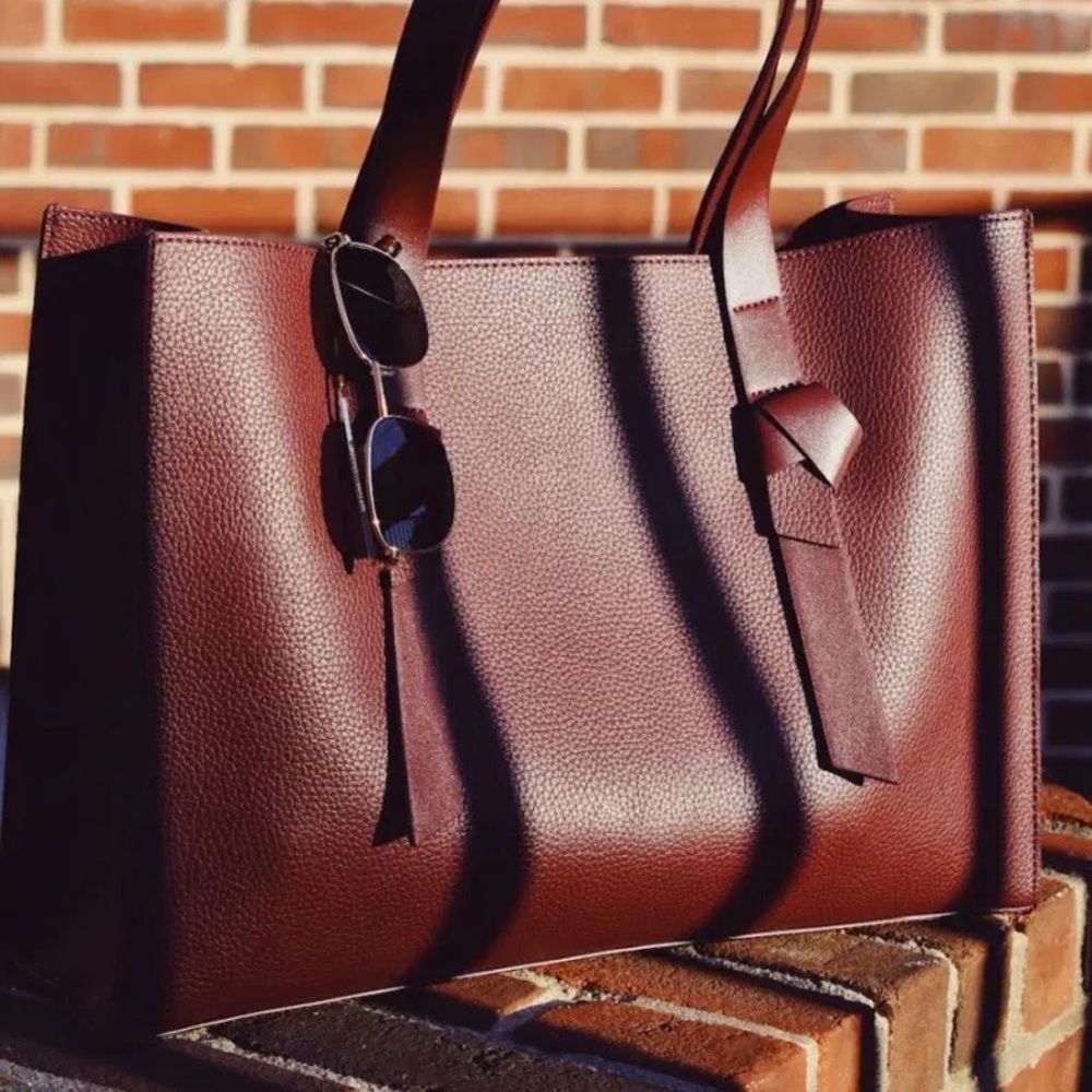 Rachel Zoe Burgundy Tote